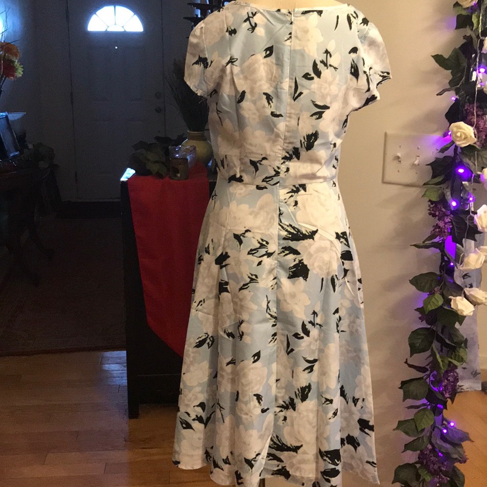 Women’s Fashion Sexy V Neck High Waist Dress - Picture 5 of 5